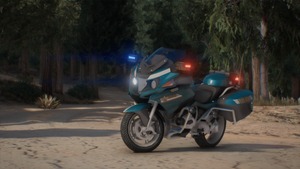 Police Sports Motorcycle